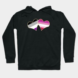 Double Attraction (Ace/Lesbian) Hoodie